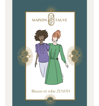 Patron robe, blouse Zénith