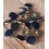 20mm - Bouton Chic Bleu Marine