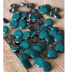 15mm - Bouton Chic Émeraude