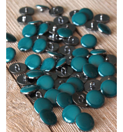 15mm - Bouton Chic Émeraude