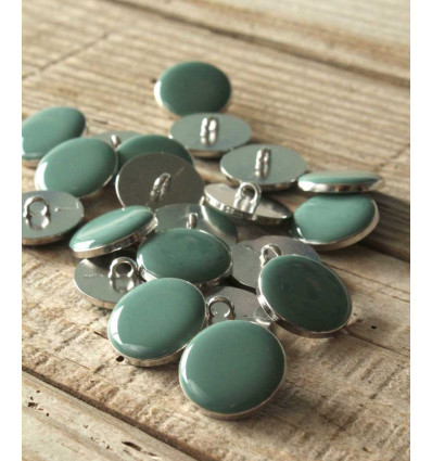 20mm - Bouton Chic Vert Sauge