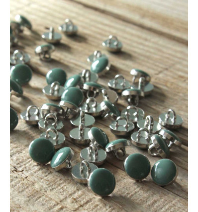 10mm - Bouton Vert Sauge