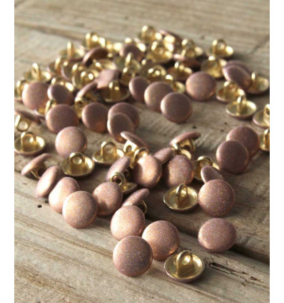 10mm - Bouton Shiny Nude