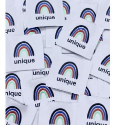 Unique - Étiquette tissée à coudre