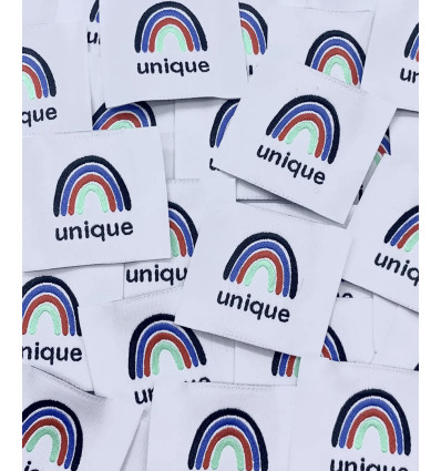 Unique - Étiquette tissée à coudre