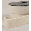 Elastique écru pailleté 30 mm