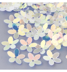 10mm - Sequins fleurs à broder