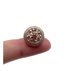 15mm - Bouton strass couture