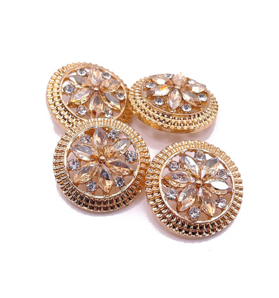 15mm - Bouton strass couture