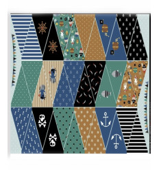 Panneau pour enfant - guirlande fanions pirate