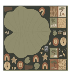 Panneau pour enfant - Forest Green