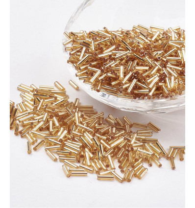 Perles tubes à broder 12mm