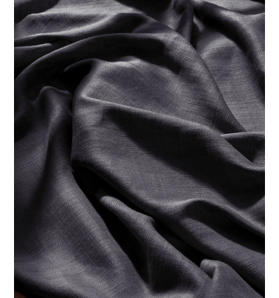Coton viscose "FLAKE DEEP CHARCOAL"