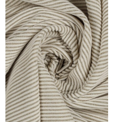 Maille jacquard rayure lurex