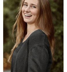 Maille jacquard rayure lurex