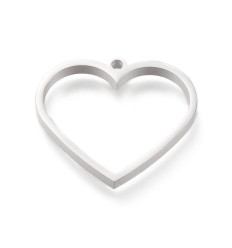 Pendentif coeur pour résine