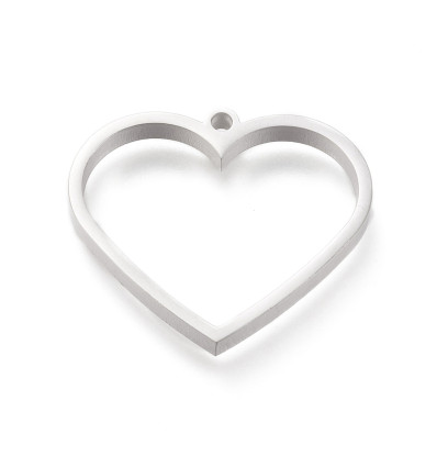 Pendentif coeur pour résine