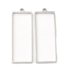 Pendentif rectangle pour résine