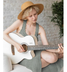 Tissu en mailles crochetées