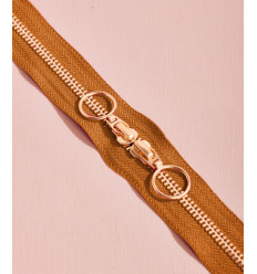 40cm - Zip Double Curseur Gold