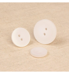 15mm - Bouton 2 trous satiné