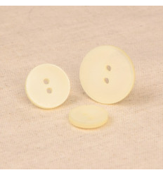 15mm - Bouton 2 trous satiné