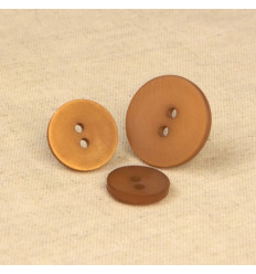 15mm - Bouton 2 trous satiné