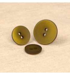 15mm - Bouton 2 trous satiné