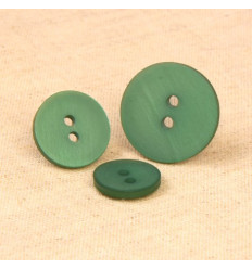 15mm - Bouton 2 trous satiné