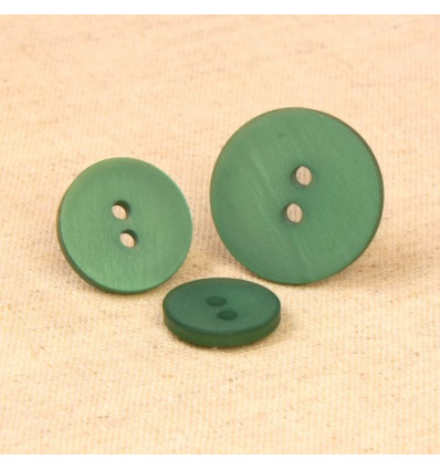15mm - Bouton 2 trous satiné