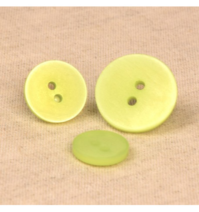 15mm - Bouton 2 trous satiné