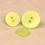 15mm - Bouton 2 trous satiné