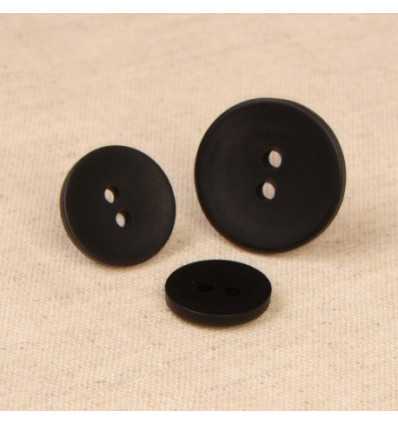 15mm - Bouton 2 trous satiné