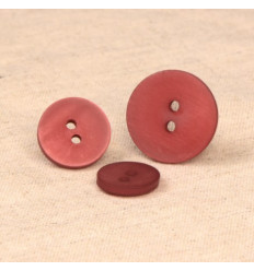15mm - Bouton 2 trous satiné