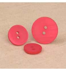 15mm - Bouton 2 trous satiné