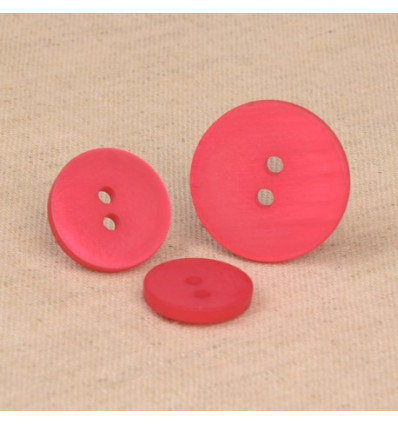 15mm - Bouton 2 trous satiné