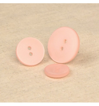 15mm - Bouton 2 trous satiné