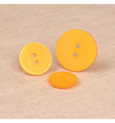 15mm - Bouton 2 trous satiné