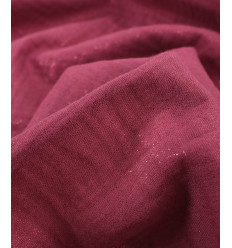 Double gaze brodée sashiko