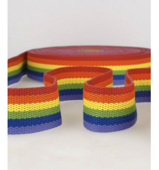 40mm - Sangle arc-en-ciel (1m)