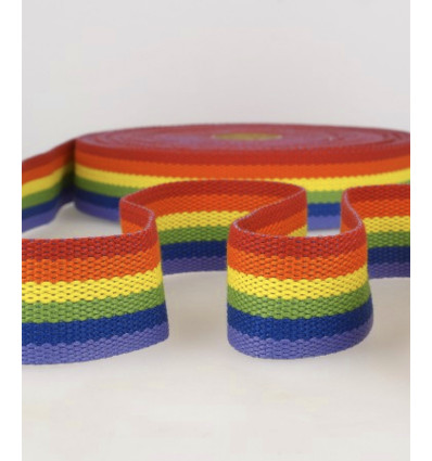 40mm - Sangle arc-en-ciel (1m)