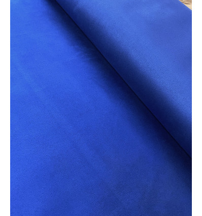 Suedine Scuba bleu électrique