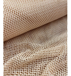 Tissu en mailles crochetées