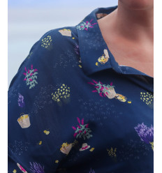 Viscose Paniers marine