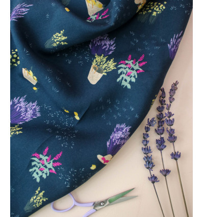 Viscose Paniers marine