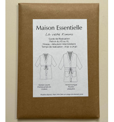 Patron “La veste kimono” - Maison Essentielle