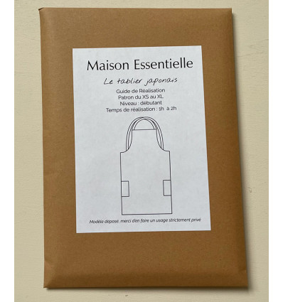 Patron “Le tablier japonais” - Maison Essentielle