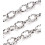Chaine twisté ovale acier inoxydable (10cm)
