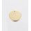 6mm - Pendentif médaille inoxydable (1pc)