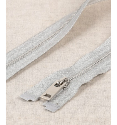 50 cm - zip séparable lurex